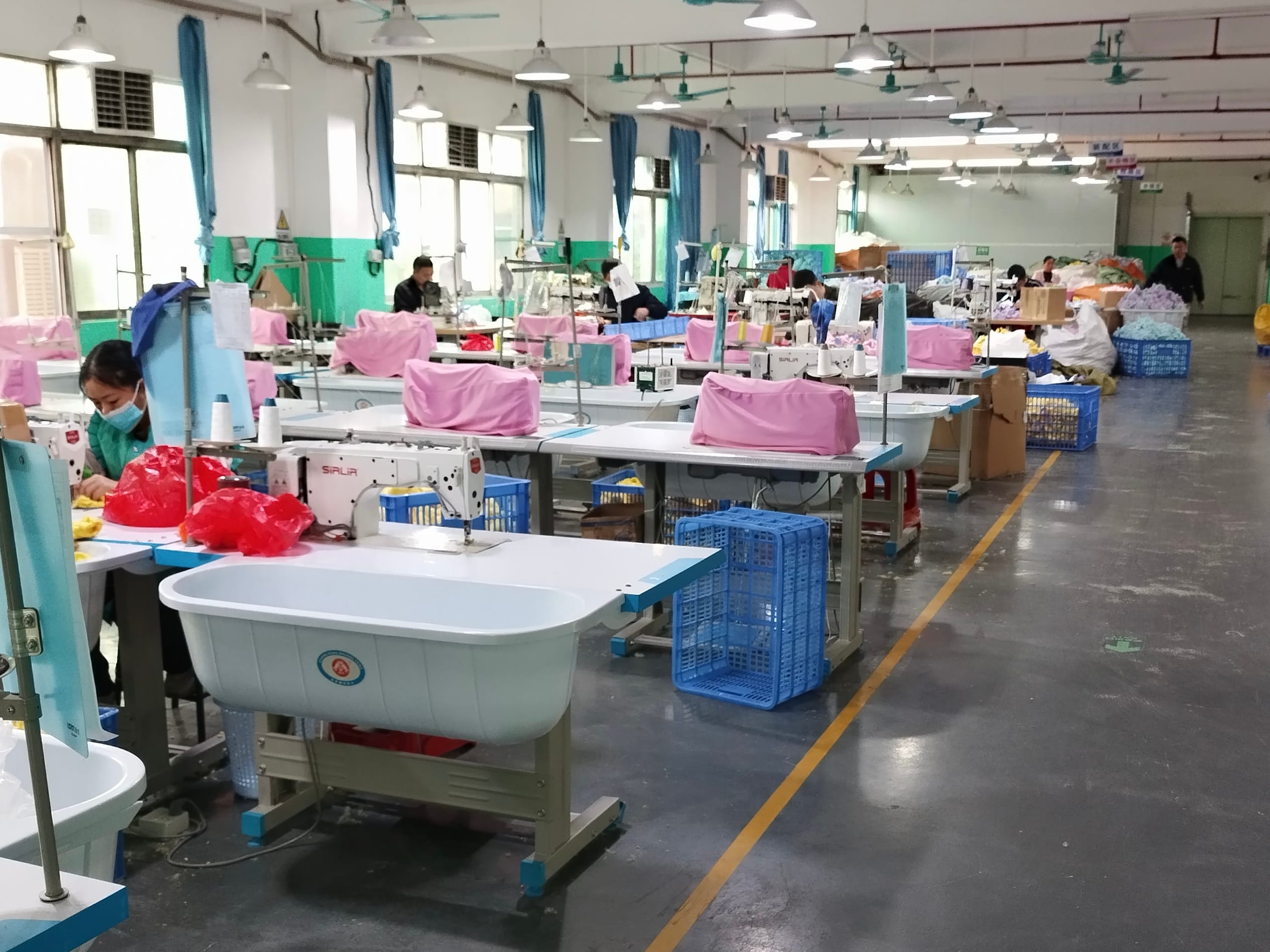 Quality control and finishing of character plush products